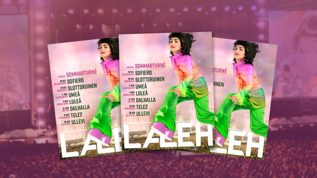 Laleh presenterar sommarturné 2023 – hennes största någonsin – första svenska kvinnliga artist på Tele2 Arena